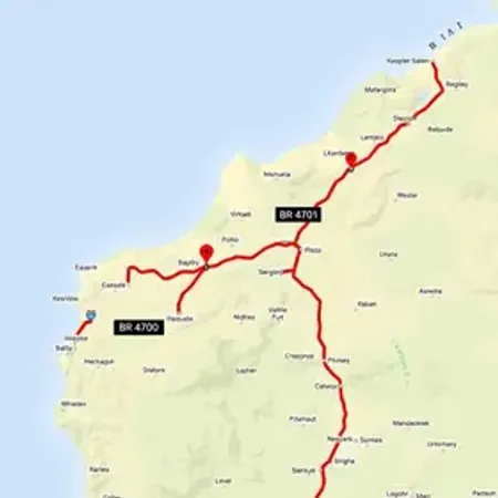 Como viajar pela BR-470 usando mapa e planejar rota: mapa, distância e pontos de atenção