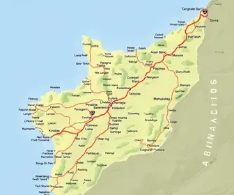 Mapa da BR-070 com cidades e trechos: rotas, trechos e cidades no caminho