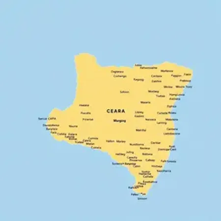 Regiões do Ceará no mapa e principais cidades: mapa, referências e orientação prática