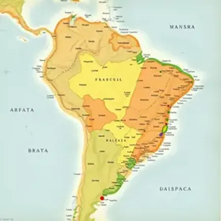 Evolução territorial do Brasil no mapa: mapa histórico e cultural explicado