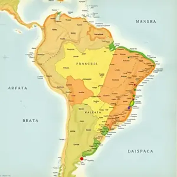Evolução territorial do Brasil no mapa: mapa histórico e cultural explicado
