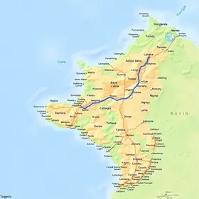Cidades banhadas pelo rio Madeira no mapa: guia visual para estudar geografia física