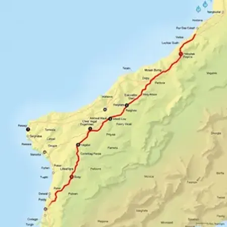 Mapa da BR-040 com cidades e trechos: rotas, trechos e cidades no caminho