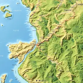 Cidades banhadas pelo rio Tietê no mapa: guia visual para estudar geografia física