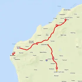 Rota da BR-174 no mapa com principais acessos: mapa, distância e pontos de atenção