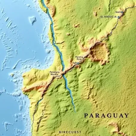 Onde nasce o rio Paraguai no mapa: relevo, rios e leitura geográfica