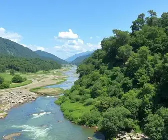 Mapa do rio Tietê: elementos naturais e localização no mapa