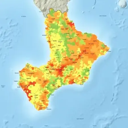 Mapa de densidade demográfica da Bahia: análise territorial em mapas e indicadores
