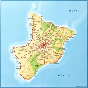 Onde fica Recife no mapa do Brasil: mapa, referências e orientação prática