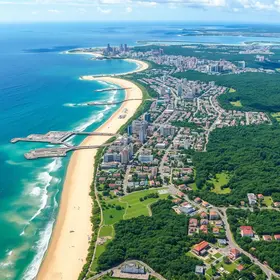 Mapa da região metropolitana de Florianópolis com cidades: guia para se orientar pela cidade