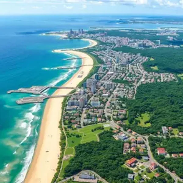 Mapa da região metropolitana de Florianópolis com cidades: guia para se orientar pela cidade