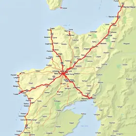 Mapa da BR-262 com cidades e trechos: mapa, distância e pontos de atenção