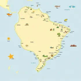 Mapa mudo do Brasil para atividades escolares: mapa histórico e cultural explicado