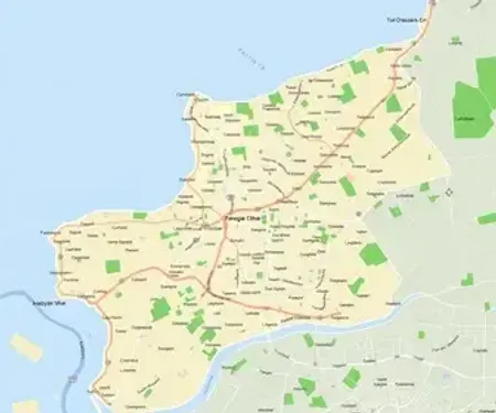 Bairros da zona leste de Vitória no mapa: bairros, zonas e referências urbanas