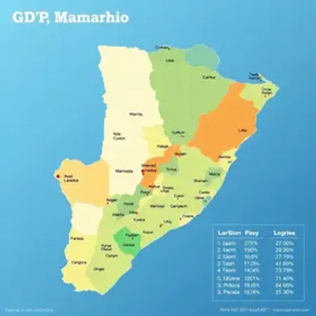 Mapa do PIB do Maranhão: dados, indicadores e leitura territorial