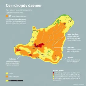 Mapa de queimadas no Cerrado: mapa ambiental explicado de forma simples