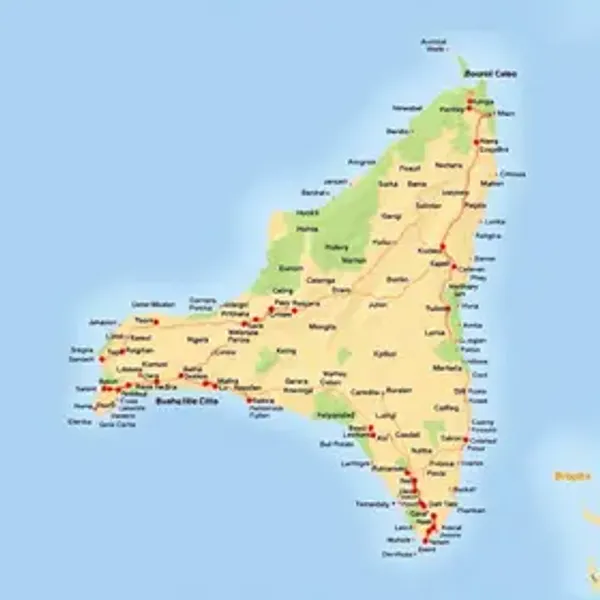 Cidades da Bahia no mapa por região: mapa, referências e orientação prática