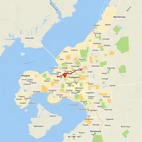Bairros da zona oeste de Vitória no mapa: localização, acessos e divisão da cidade