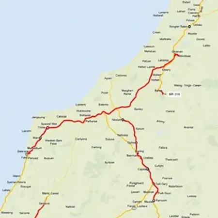 Postos na BR-316 no mapa para viagem: rotas, trechos e cidades no caminho