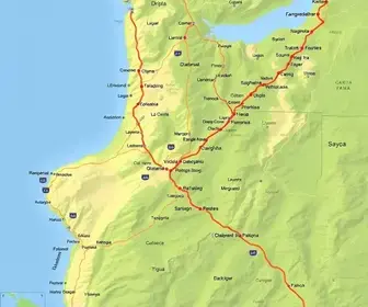 Mapa rodoviário do Rio Grande do Sul com principais estradas: guia de localização e contexto territorial