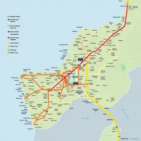 Mapa de transporte público de Natal: mobilidade com referências úteis