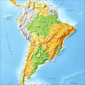 Diferença entre mapa político e mapa físico do Brasil: guia para entender a divisão territorial
