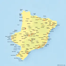 Cidades de Goiás no mapa por região: guia de localização e contexto territorial